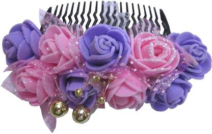 Unique Indian Crafts Comb pin for hairs with multicolours (Sku-UIC-FA-CP-68) Back Pin
