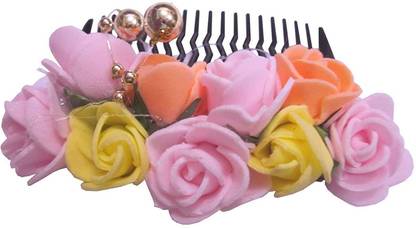 Unique Indian Crafts Comb pin for hairs with multicolours (Sku-UIC-FA-CP-114) Back Pin