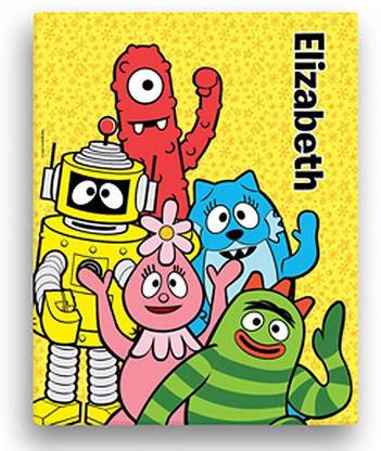 Yo Gabba Gabba Canvas 2 inch x 20 inch Painting