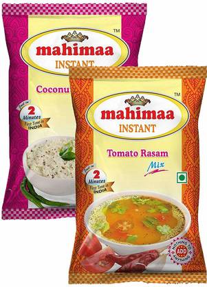 mahimaa instant Tomato Rasam and Coconut Chutney Mix 50 g
