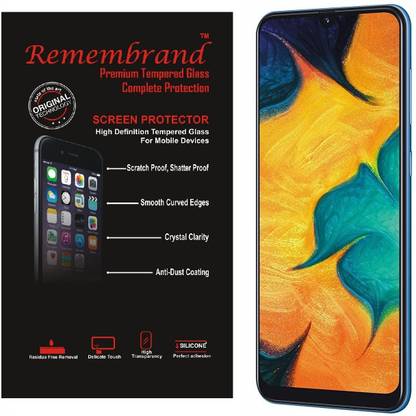 Remembrand Tempered Glass Guard for Samsung Galaxy A30, Samsung Galaxy A30s, Samsung Galaxy A50, Samsung Galaxy A50s, Samsung Galaxy M30, Samsung Galaxy M30s, Samsung Galaxy A20
