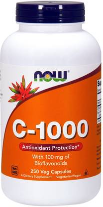 Now Foods C-1000 With 100 Mg Of Bioflavonoids 250 Veg Capsules