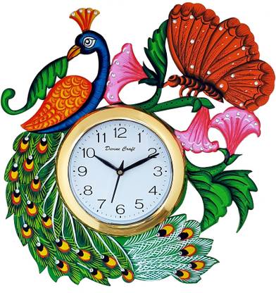 DivineCrafts Analog 357 cm X 331.5 cm Wall Clock