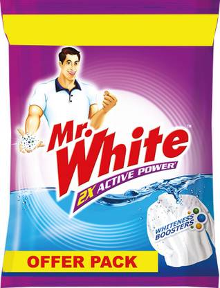 Mr White 2X Active Power Washing Powder Detergent Powder