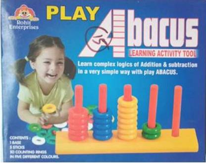 DMTE PLAY ABACUS LEARNING ACTIVITY TOOL Board Game Educational Board Games