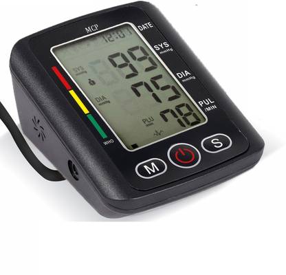 MCP BP Digital Blood Pressure Monitor with USB Charging Port and Pulse Indicator Bp Monitor