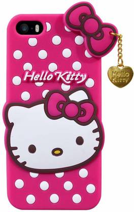 Shopsji Back Cover for Samsung A30, Cute Hello Kitty Silicone Back Cover for Samsung A30
