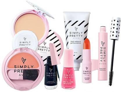 AVON Simply Pretty face Makeup Combo 1 (set of 7)