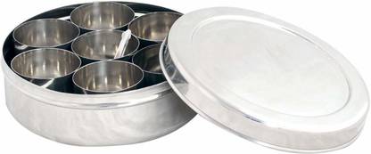 एम्फायर Stainless Steel Masala Box/ Spice Dabba/Spice Container 1 पीस स्पाइस सेट
