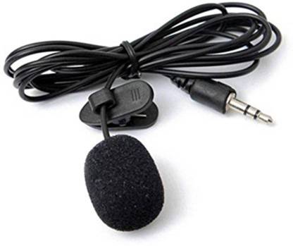 Triangle Ant Clip On Mini Lapel Lavalier Microphone (Black) Microphone Microphone