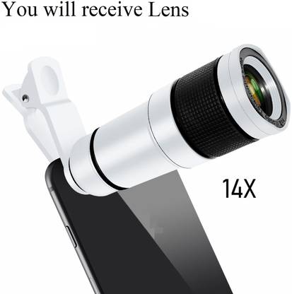 iBubble 14X Zoom HD Telephoto Lens for iPhone Xs Max XR X 8 7 Plus, Android Smartphones, Monocular Telescope Mobile Phone Lens