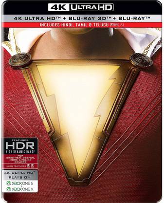 Shazam! (Steelbook) (4K UHD + Blu-ray 3D + Blu-ray) (3-Disc)