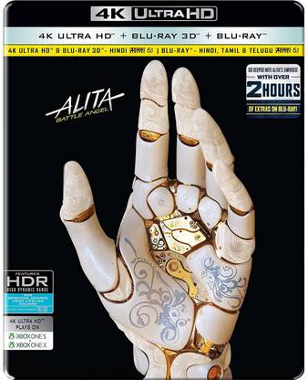 Alita: Battle Angel (Steelbook) (4K UHD + Blu-ray 3D + Blu-ray) (3-Disc) (Region Free)