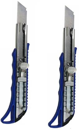 Techtest Paper Cutter Blade Knife Rubber Grip Hand-held Paper Cutter