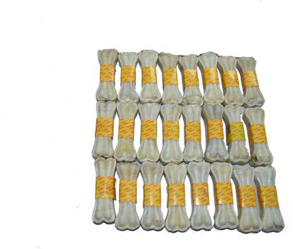 Bow! Wow !! Bow Wow Raw Hide Bone 4" 24 PCS Lamb Dog Chew