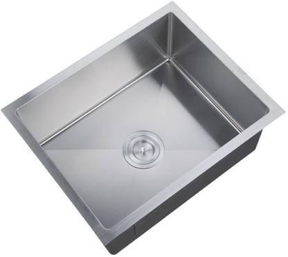 Luxury Kitchen Sink, 1.2 mm Thickness, Handmade Kitchen Sink (Silver) Vessel Sink