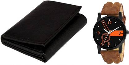 Peacock Mundkar Watch & Wallet Combo