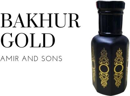 Amir and Sons BAKHOOR GOLD ATTAR 12ML NON ALCOHOLIC Floral Attar