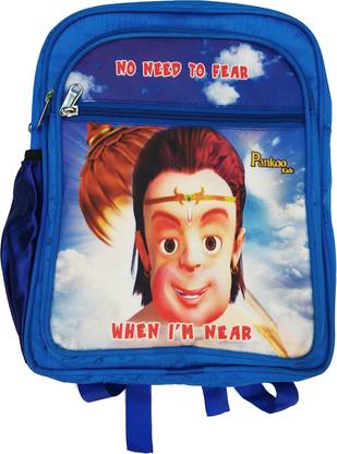 Pankoo Kidz Bal Hanuman School Bag Waterproof School Bag