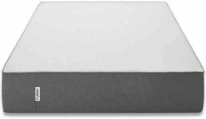 FURNY Orthopedic Mattress, Responsive Memory Gel Foam with Moisture Wicking - Odor Reducing Breathable Fabric 5 inch Double High Density (HD) Foam Mattress