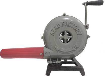 Azad Factory Model No. 20 Aluminium Hand Blower Crank Forge Blacksmith Air Blower