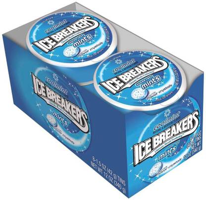 Ice Breaker Mints, Coolmint, Sugar-Free, (Pack of 8) Mints Mouth Freshener