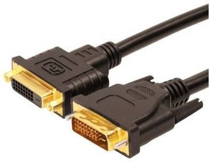 TECHGEAR DVI Cable 10 m DVI-D 24+1 Pin Male to DVI-D 24+1 Pin Female PC Computer Monitor Extension Cable DVI Male to Female Cable Connector