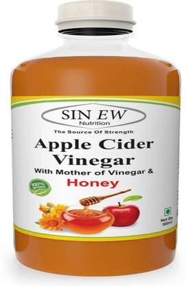 SINEW NUTRITION Apple Cider Vinegar with Mother of Vinegar and Honey Vinegar