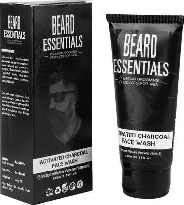 BEARD ESSENTIALS Hydrating Activated Charcoal  Face Wash