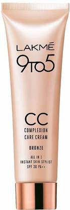 Lakmé 9 to 5 Complexion Care Face Cream - Bronze 9g Foundation