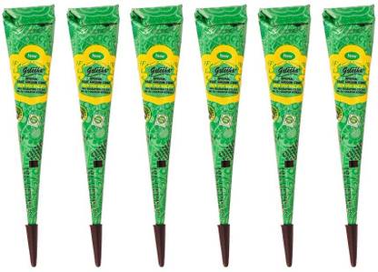 Golecha WC_Green Henna Cones Green (Pack of 6)