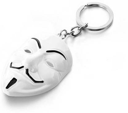 V P ENTERPRISES Anonymous Hacker Face Mask Key Chain
