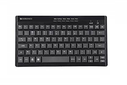 ZEBRONICS Zeb-Companion 106 Wireless Keyboard Bluetooth Standard Desktop Keyboard Compatible with Desktop, Laptop, Mac