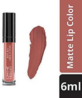 Lakmé Absolute Matte Melt Liquid Lip Color, Peach Rose, 6ml