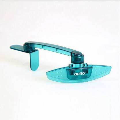 JAZLOG Laptop, Desktop, LCD Paper Holder Clip with 360 Degree Rotation Document Holder Clip for Typing Reading Document Copy Folder, Green Mobile Holder