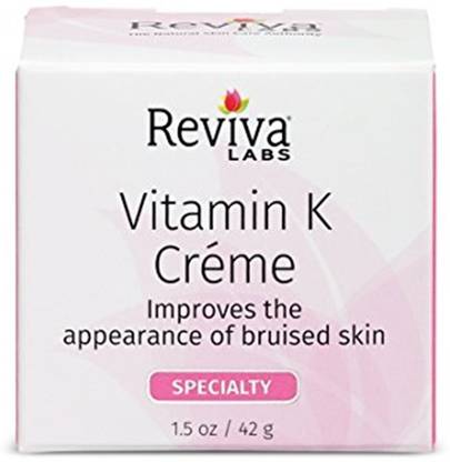 Reviva labs Vitamin K Cream, For All Skin Types, 1.5-Ounce
