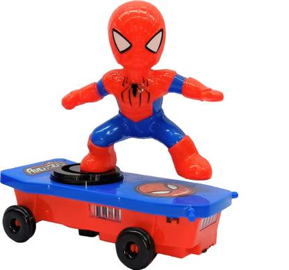 Darling Toys Spiderman 360 Degree Rotate Stunt Scooter with Music