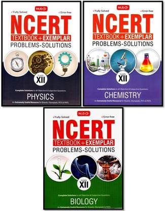 MTG Class 12 (3-BOOKS SET=PHY.+CHEM.+BIO.)NCERT Exemplar Problems - Solutions