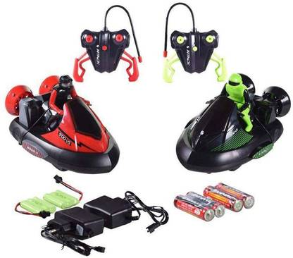 Crazy Toys Bump N Eject RC Bumper Cars with 2 Radio