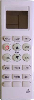 GIFFEN Compatible AC remote for Lloyd AC AC-194 IR REMOTE FOR AIR CONDITIONER LLOYD Remote Controller
