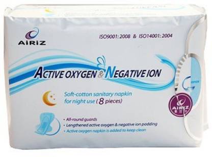 AIRIZ Sanitary Napkins/Pads in pack for Night Use Sanitary Pad