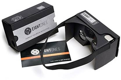 EightOnes Google Cardboard V2 With Head Strap - Vr Kit V2 Virtual Reality Headset