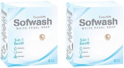 Exquisite White Pearl Moisturizes, Protects, Deodorizes Soap 4x75g