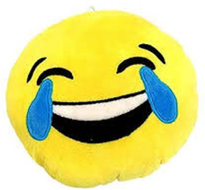 AARU Soft And Plush 30 Cm Cute Smiling Tear of Joys Eye Plush Emoji Cushion Pillow - 30 Cm  - 5 cm