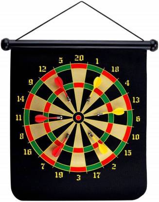 indmart Magnetic darts target with 6 darts Board Game Dart Board Game