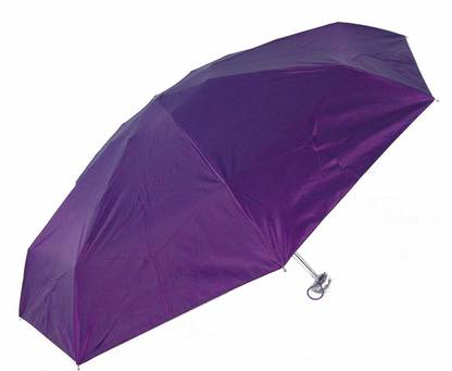 Popy Nano 3 Fold Purple Colour Folding Umbrella Umbrella