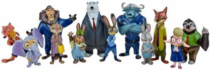 RVM Toys Zootopia 12pcs/set figures Rabbit Judy Hopps
