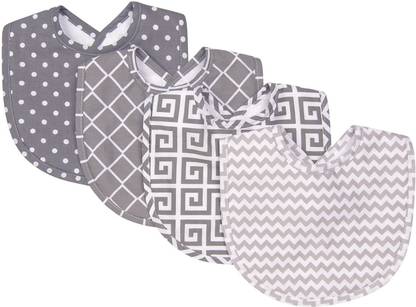 Trend Lab Ombre Gray 4 Pack Bib Set