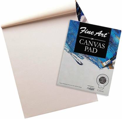 Fine Art Pidilite Canvas Pad Cotton Acid Free Canvas Pad (Set of 10)
