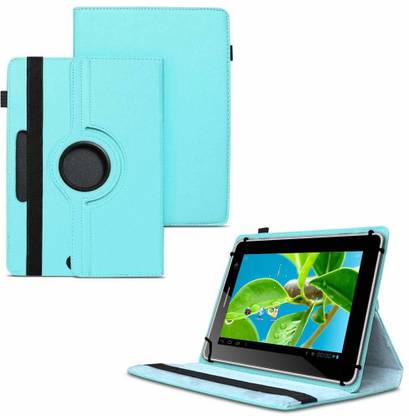 TGK Flip Cover for Datawind Ubislate 10Ci 10.1 inch Tablet / Rotating Leather Stand Case